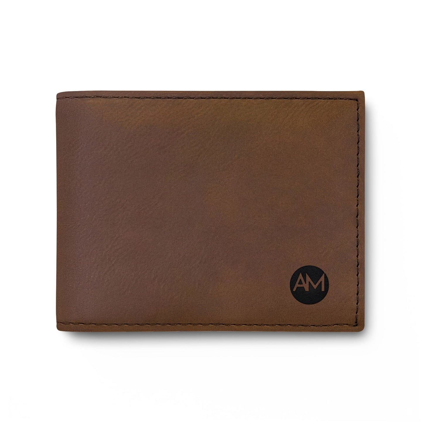Classic Bi-Fold Wallet with Flip — Slim Leather Card & Cash Holder AM