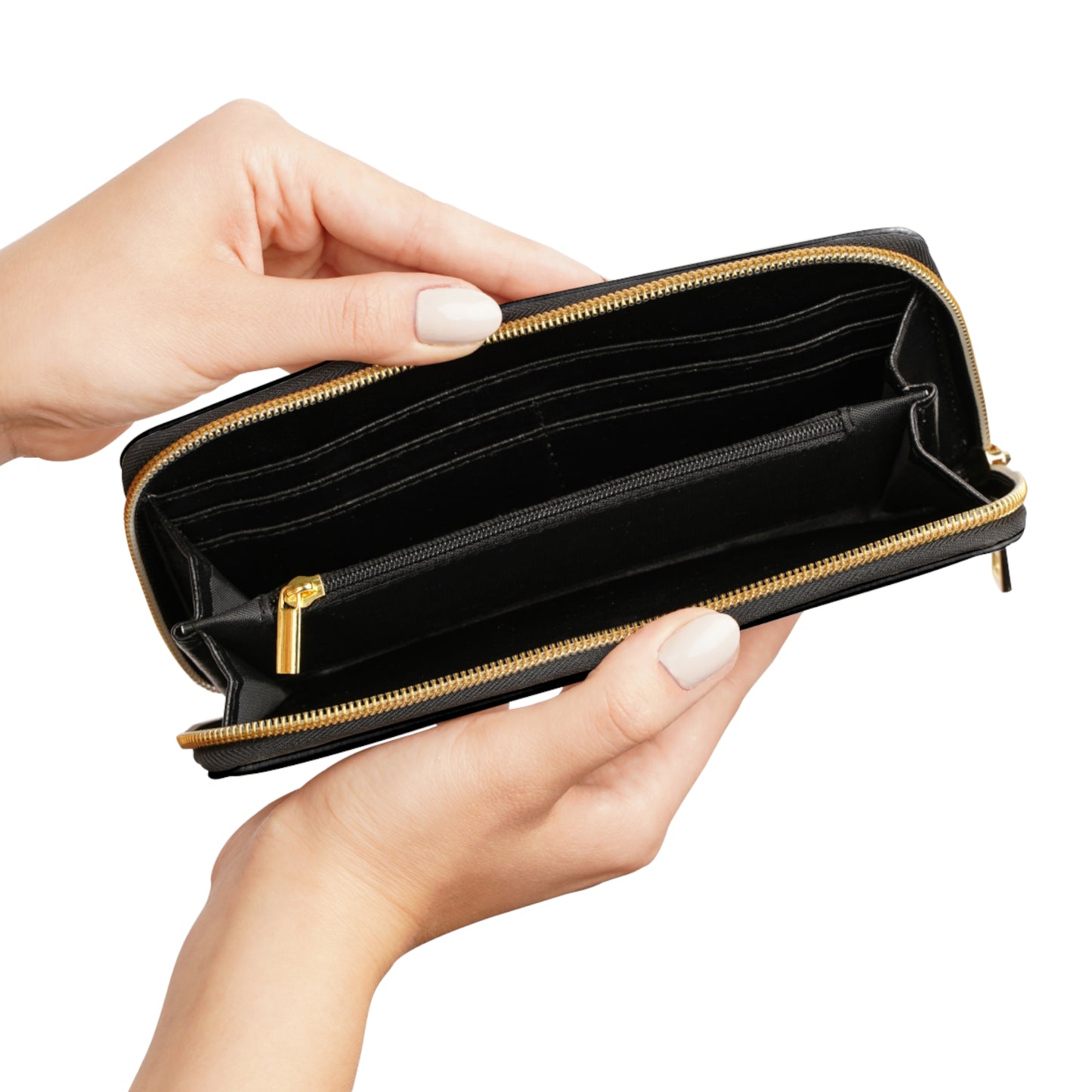 Leather Zipper Wallet