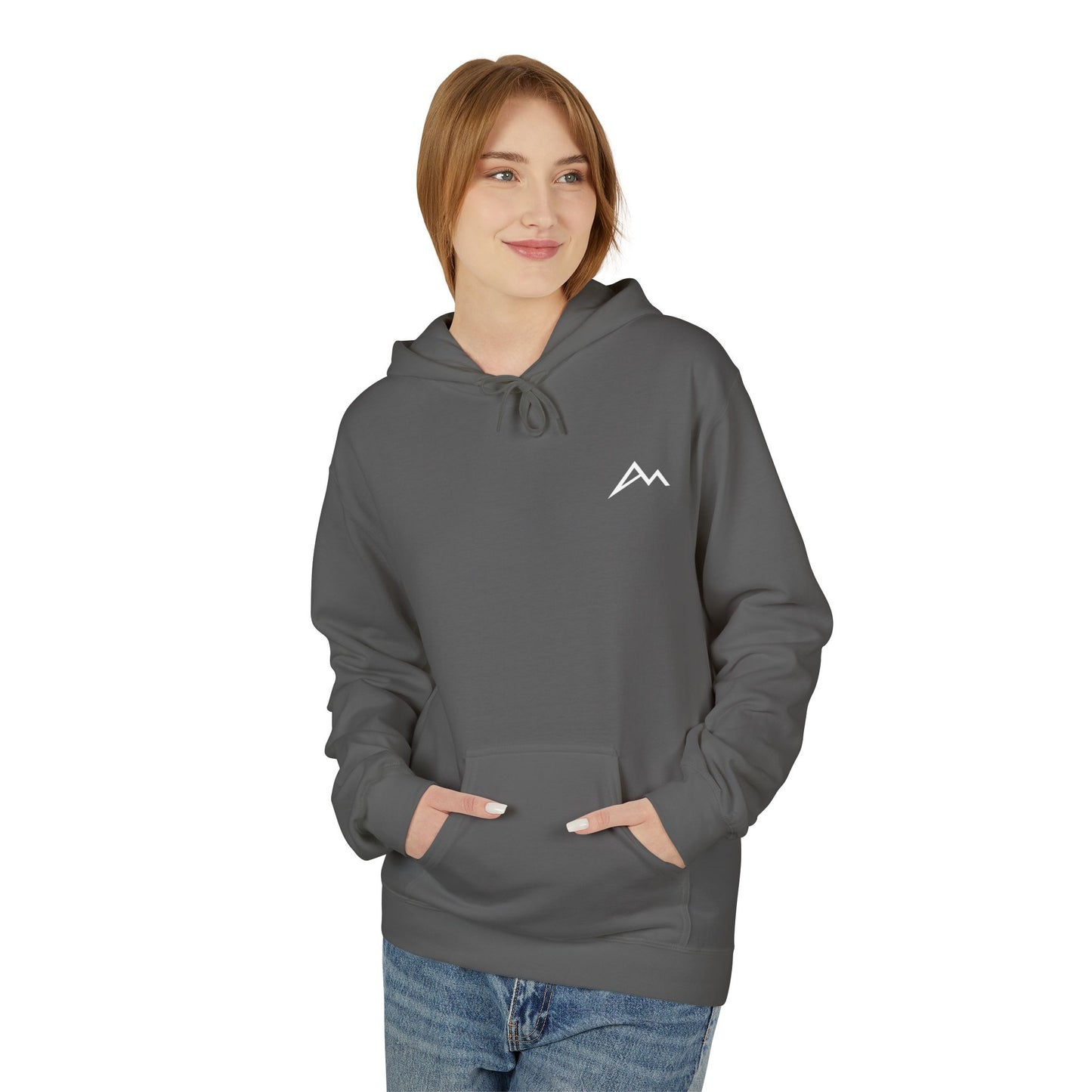 Minimal Mountain Logo Hoodie