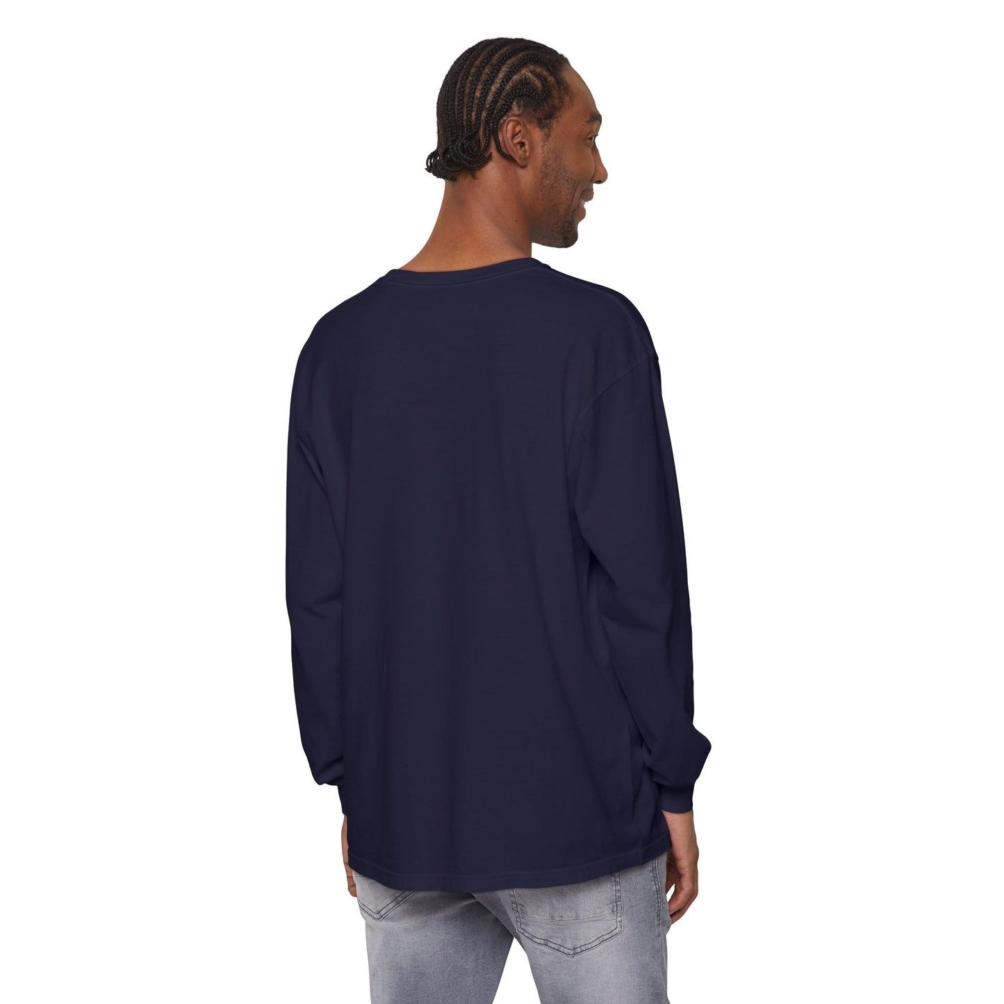 Amerigio Magani Long Sleeve Tee — Minimalist Name Graphic Shirt