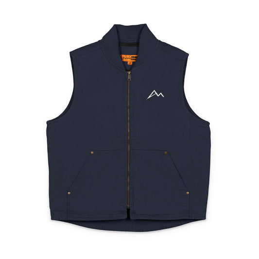 Washed Duck Cloth Work Vest