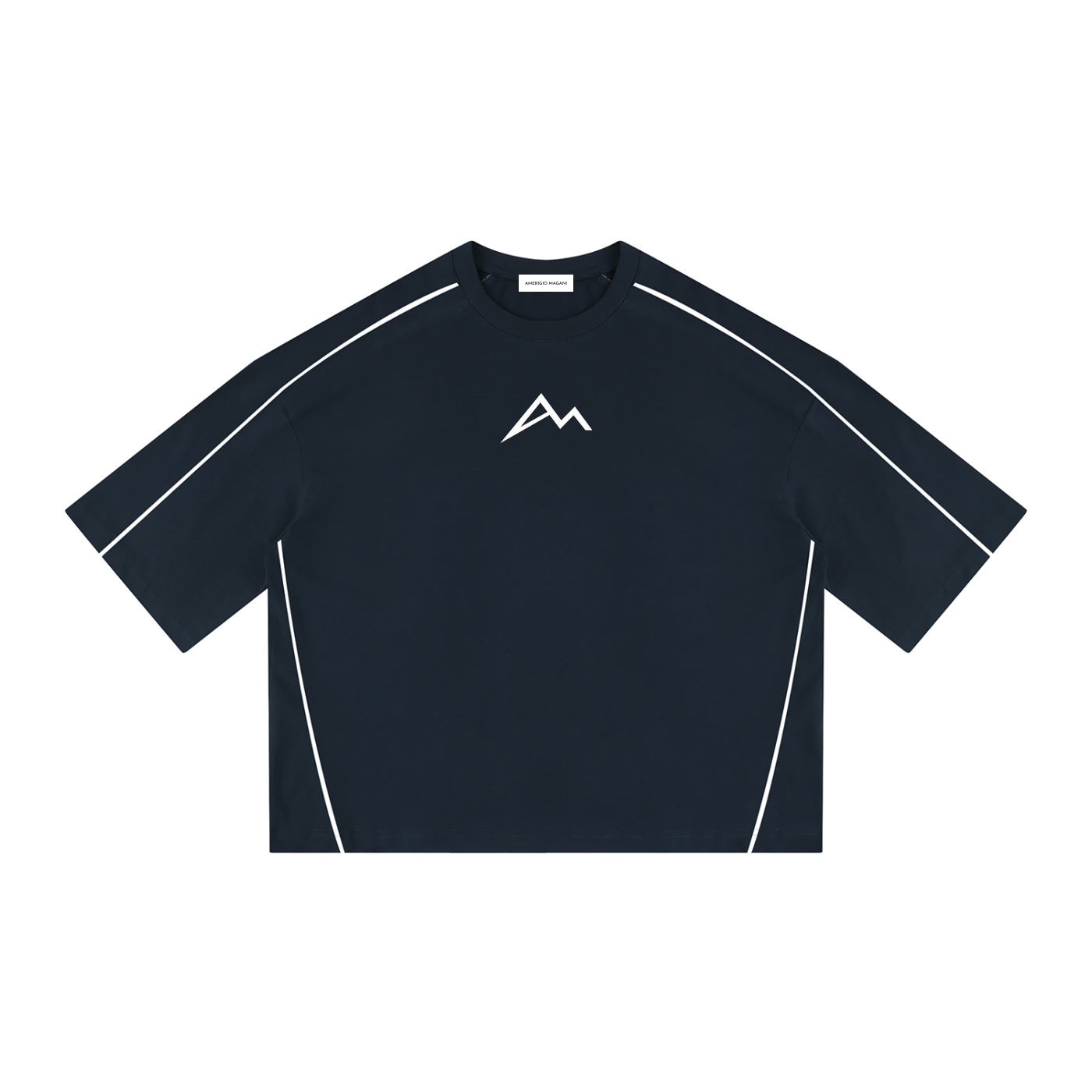 Unisex Heavyweight Boxy T-Shirt mit Paspelierung