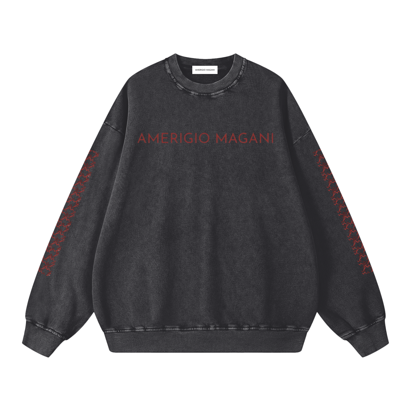 Snow Washed Oversized Sweatshirt