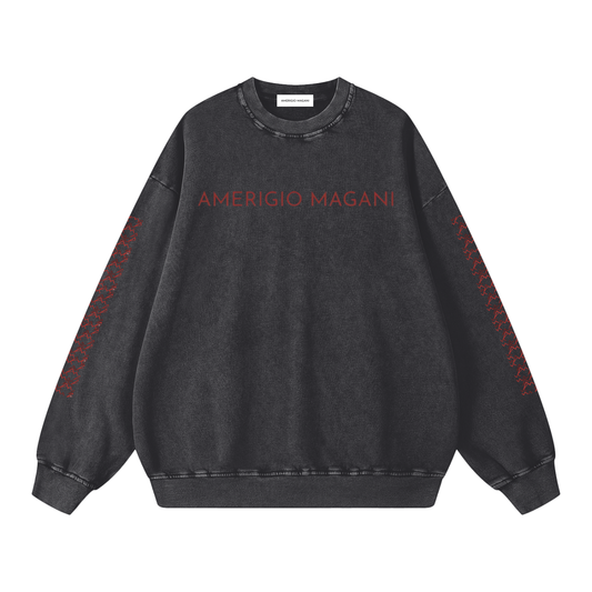 Snow Washed Oversized Sweatshirt