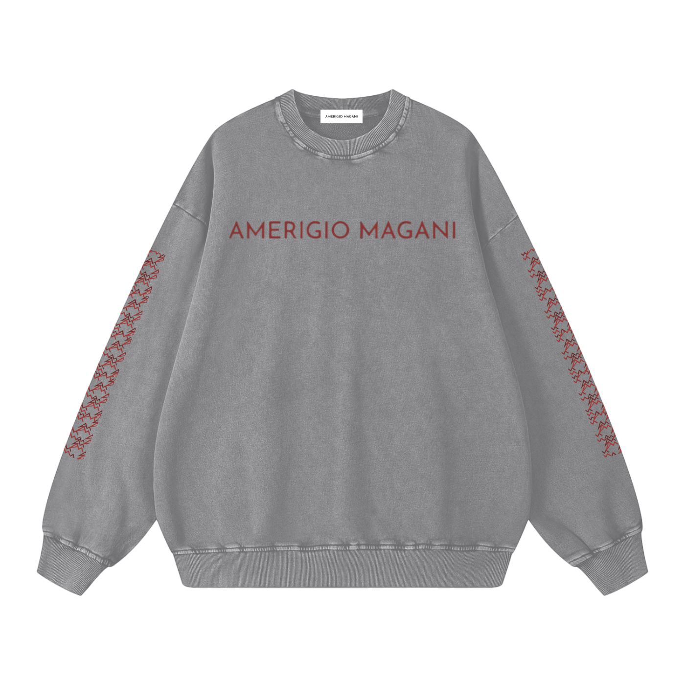 Snow Washed Oversized Sweatshirt