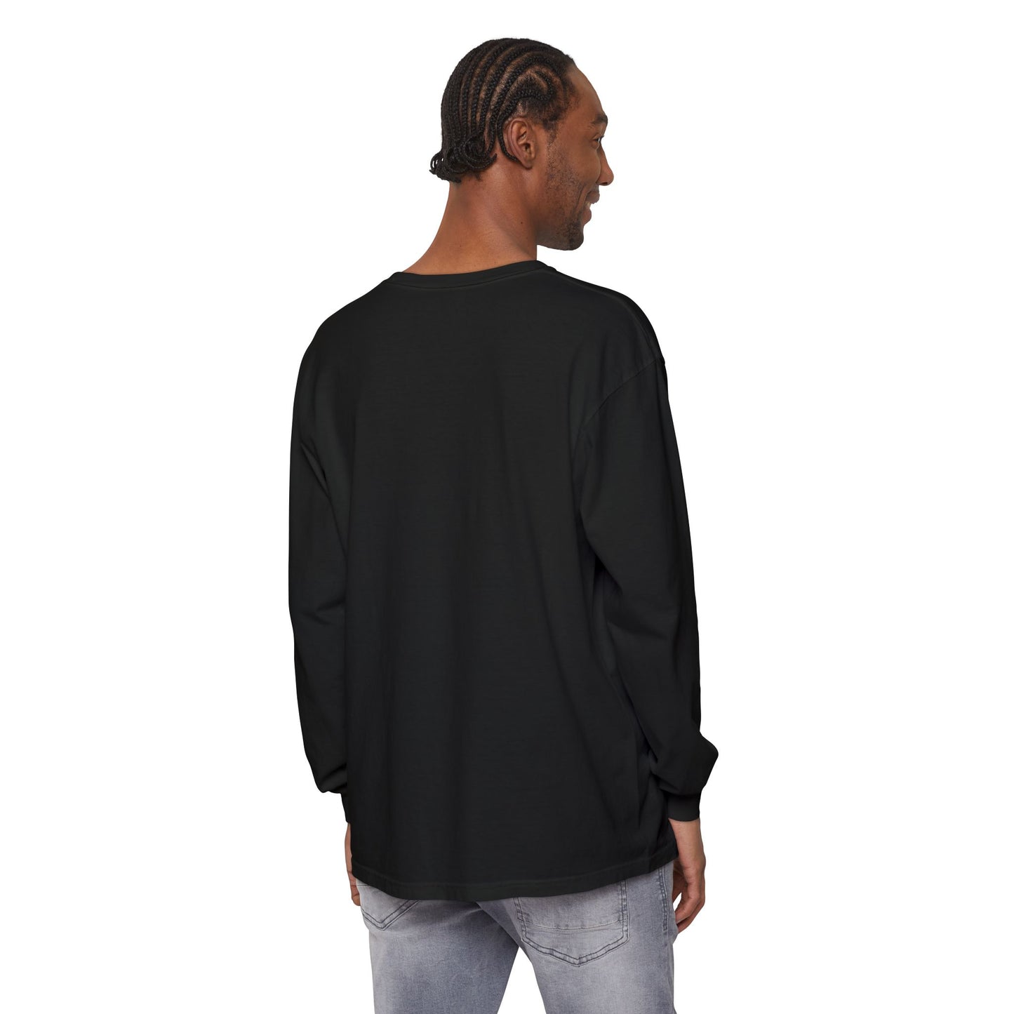 Amerigio Magani Long Sleeve Tee — Minimalist Name Graphic Shirt