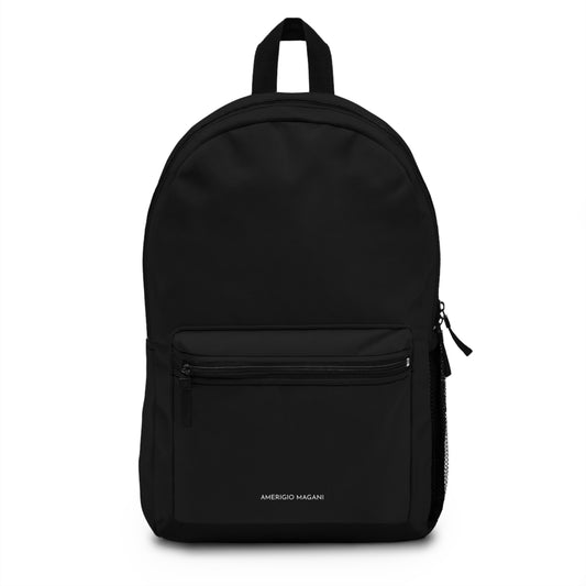 Everyday Black Backpack – Minimalist School & Travel Bag