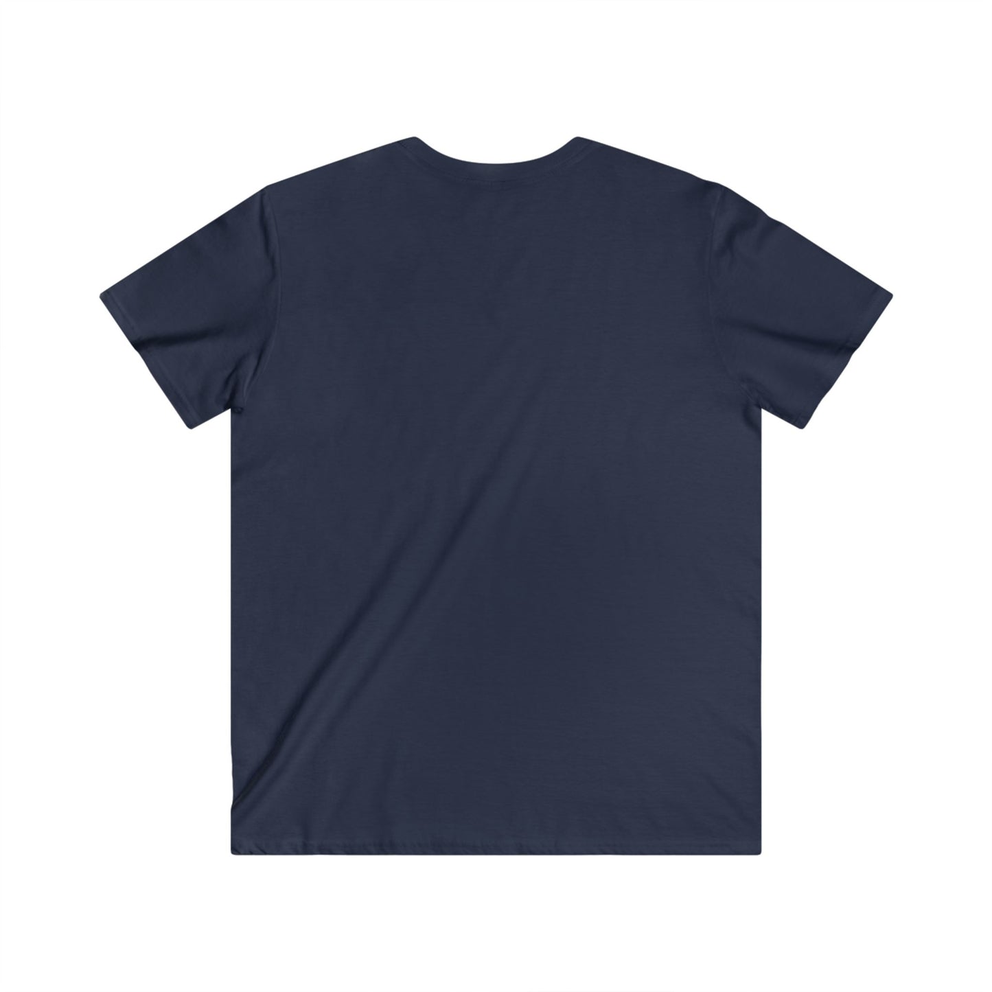Men's Mountain Logo V-Neck Tee — Minimalist Outdoor Graphic Shirt