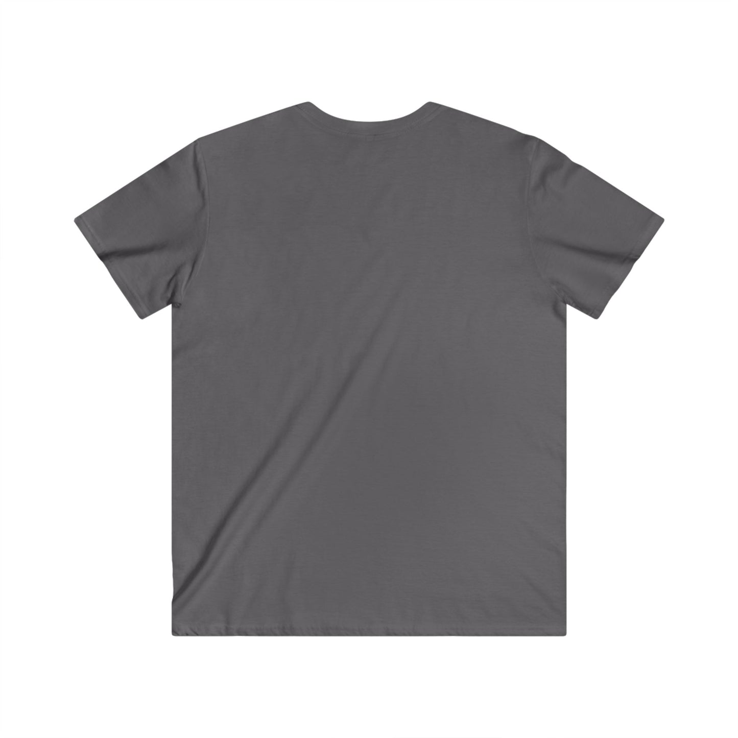 Men's Mountain Logo V-Neck Tee — Minimalist Outdoor Graphic Shirt