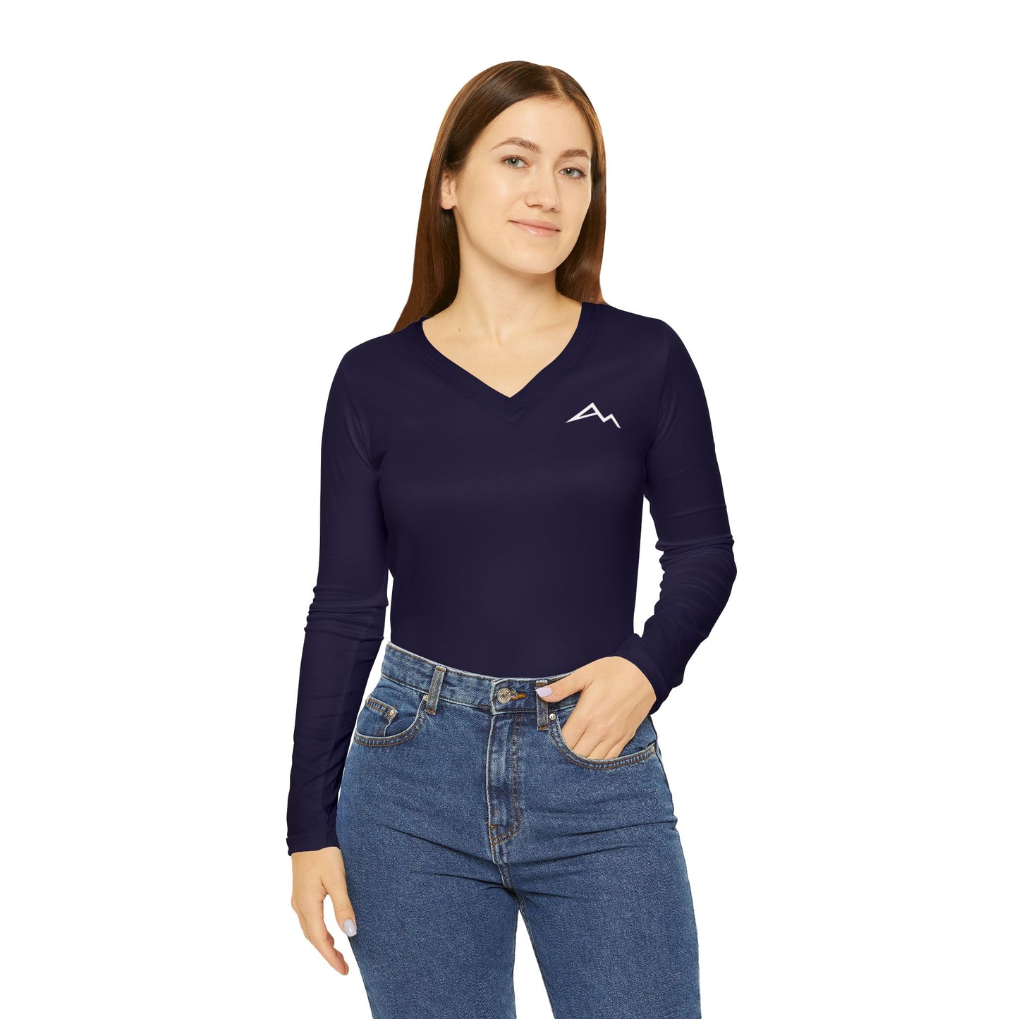 Women's V-Neck Long Sleeve Shirt