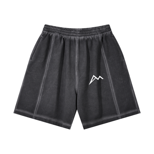 Unisex Vintage Wash Mesh Shorts