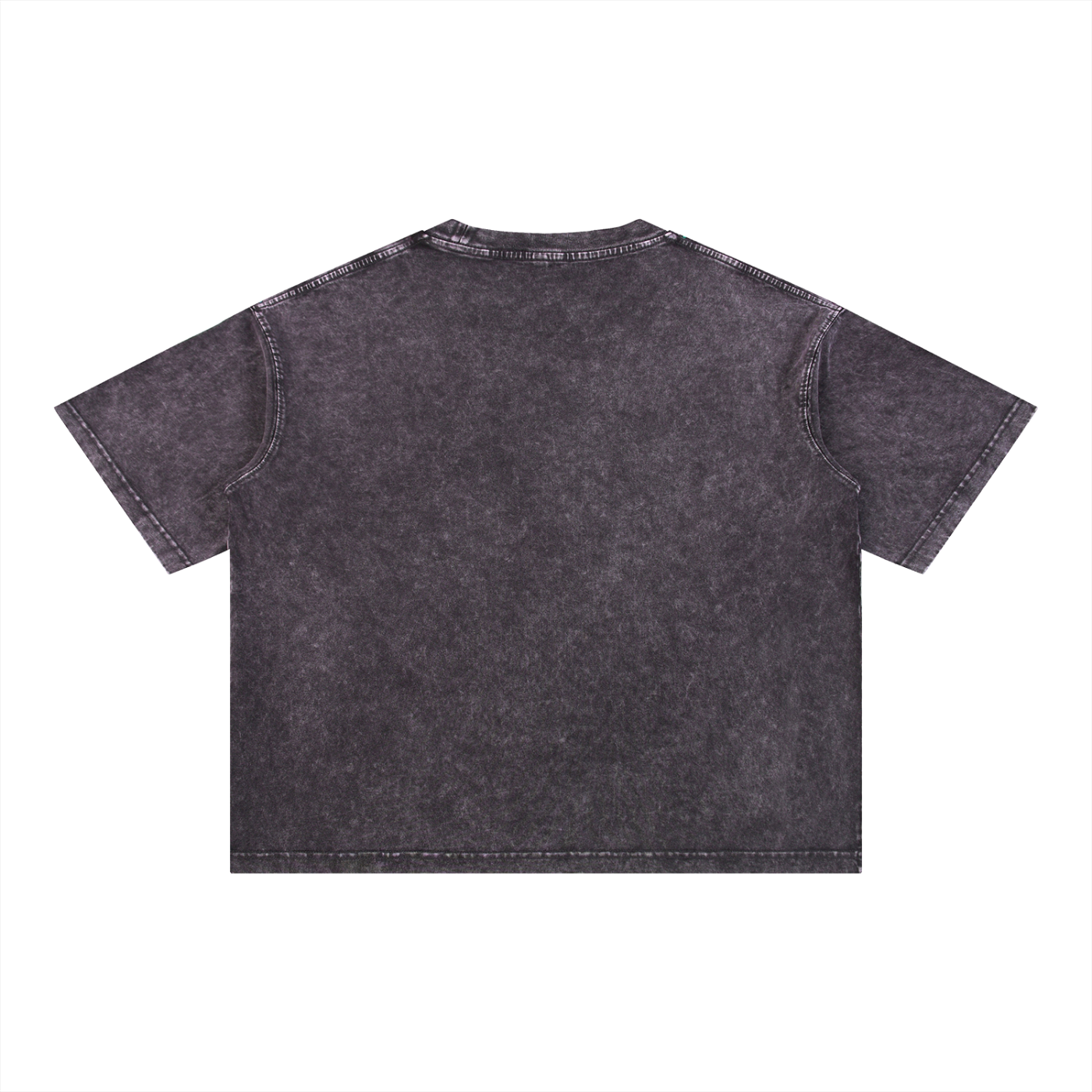 Boxy Baumwoll-T-Shirt mit Mineralwaschung