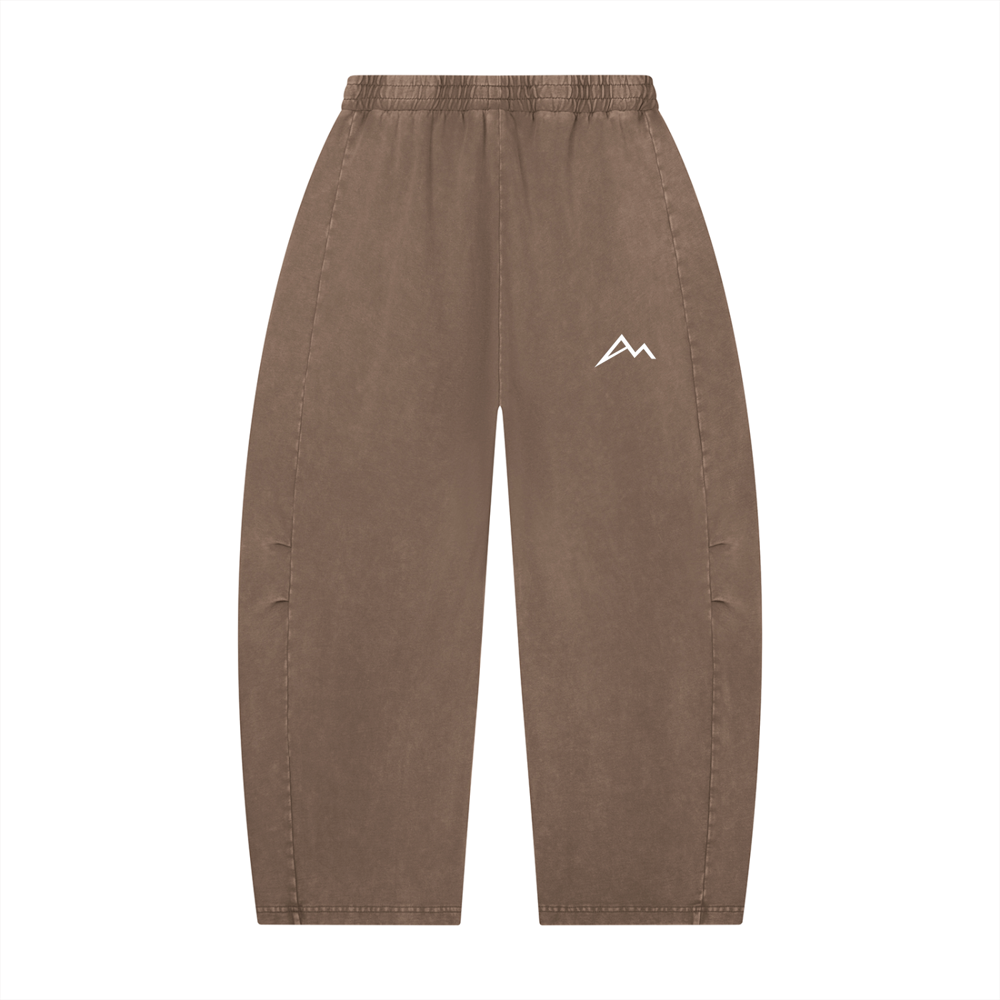 Unisex Mineral Wash Barrel Leg Pants