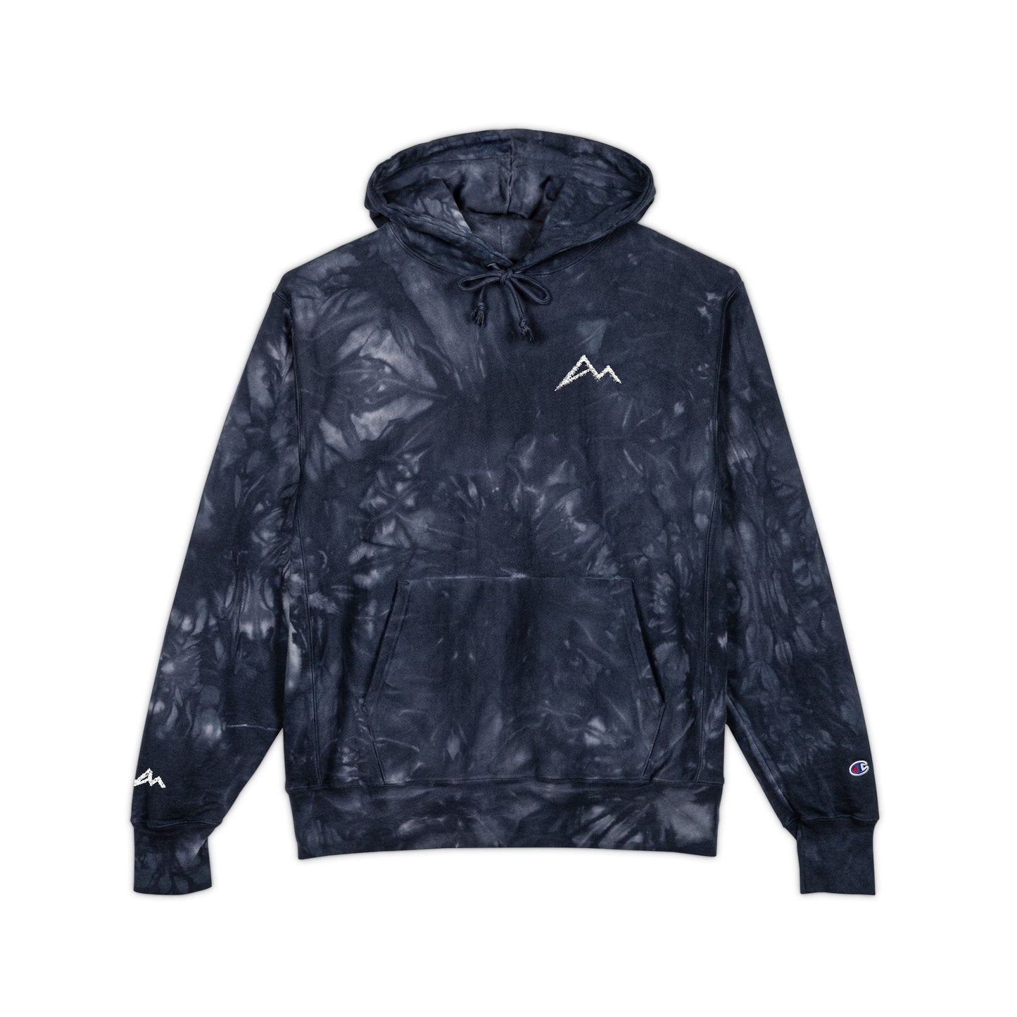 Embroidered Mountain Logo Hoodie Amerigio Magani X Champion