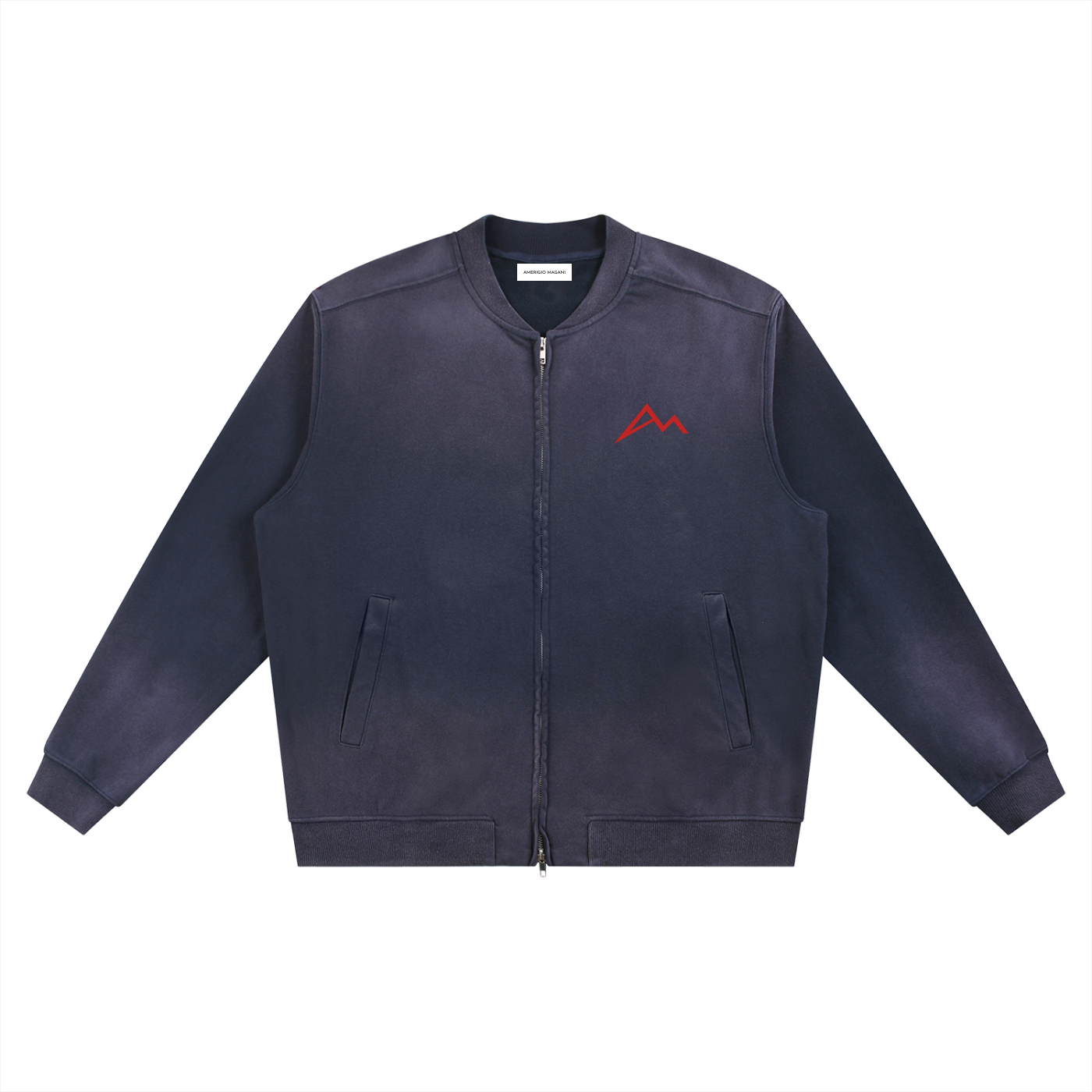 Sun Fade Heavyweight Baseball Jacket
