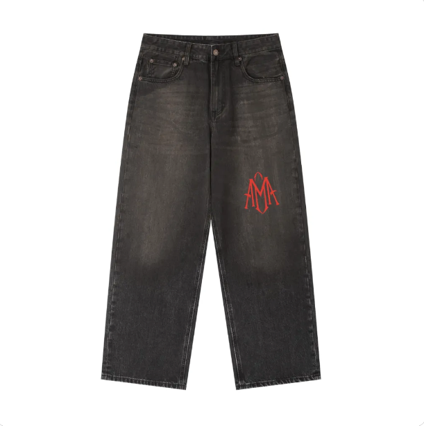Vintage Wash Heavyweight Denim Jeans Style 2