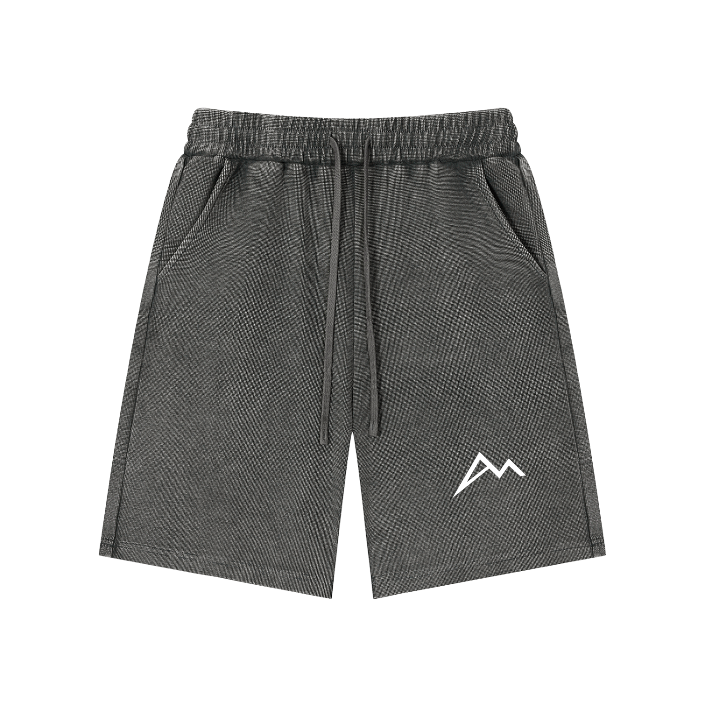 Mineral Wash Waffle Knit Shorts