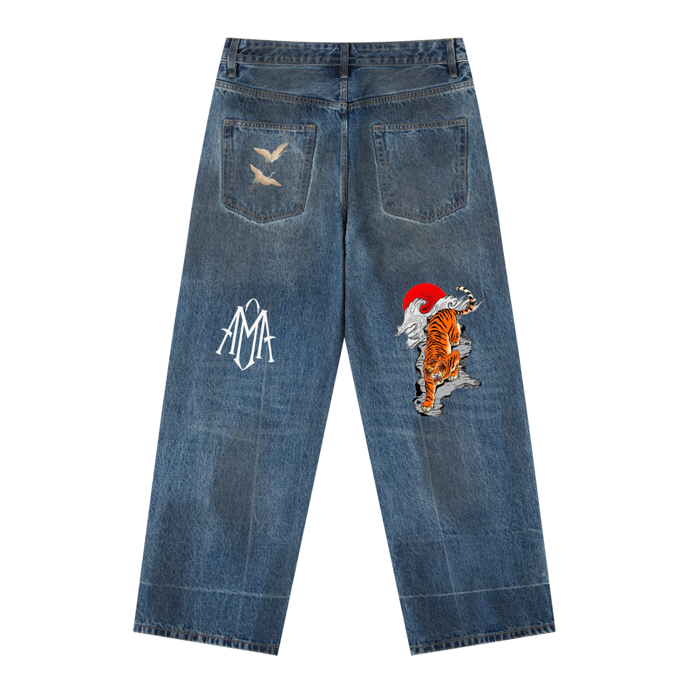 Limited Edition "Aubury" Denim Baggy Jeans