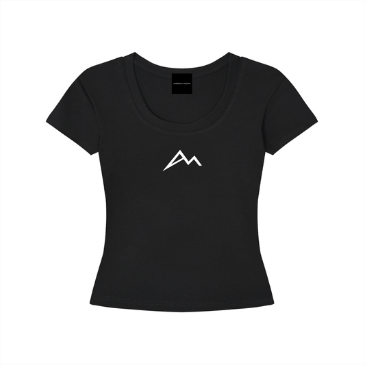 Damen Lang geschnittenes, figurbetontes T-Shirt