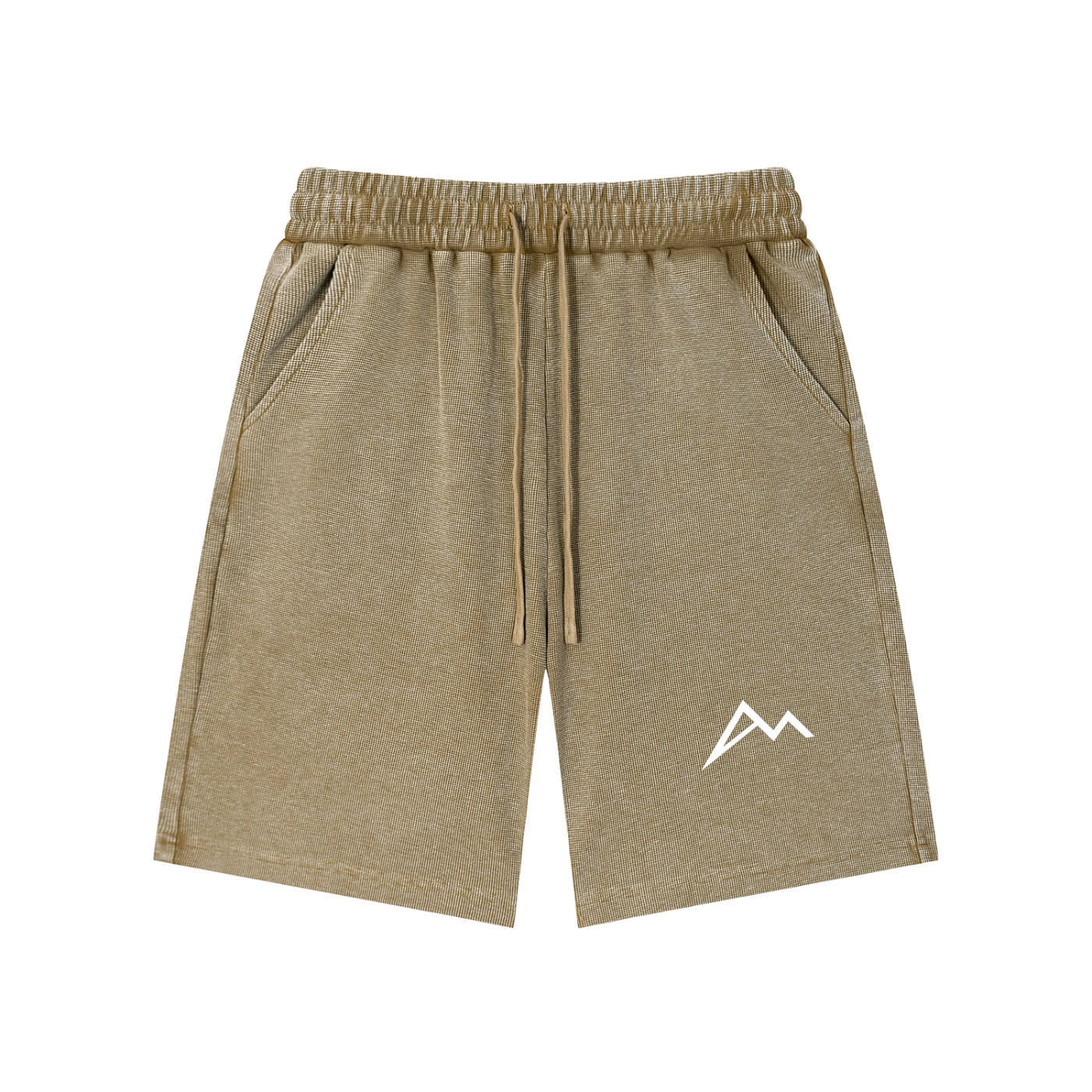 Mineral Wash Waffle Knit Shorts