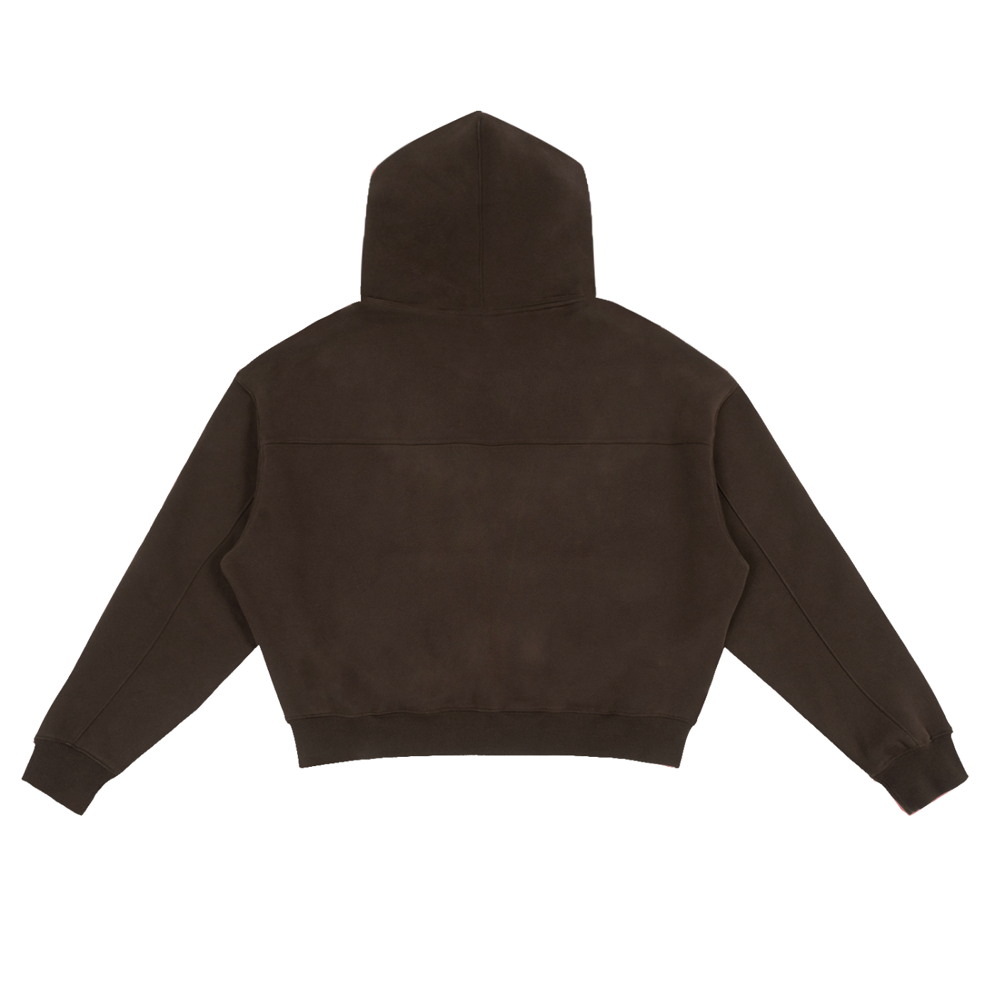 Sweat à capuche ample zippé en molleton