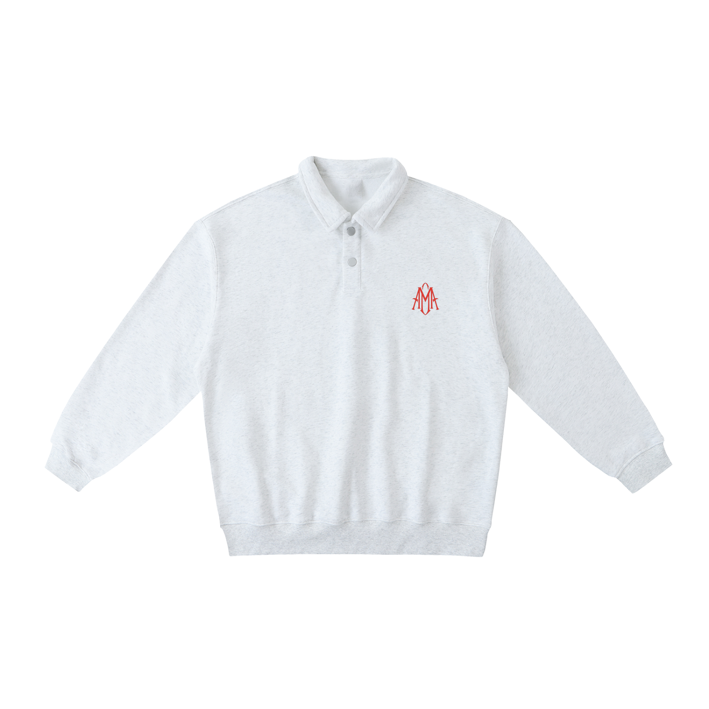Heavyweight Polo-Collar Sweatshirt