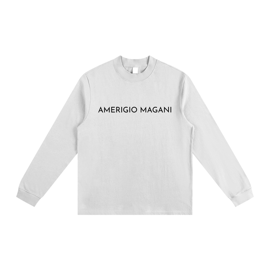 Non-Shrink Mock Neck Sweatshirt