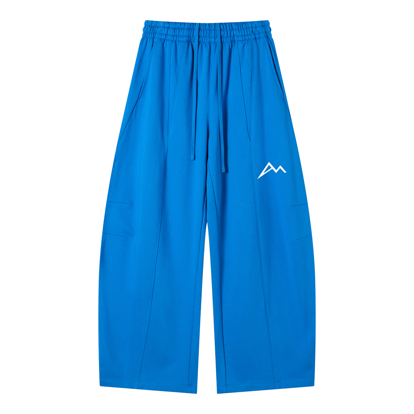 Pantalon de jogging ample en molleton épais à empiècements
