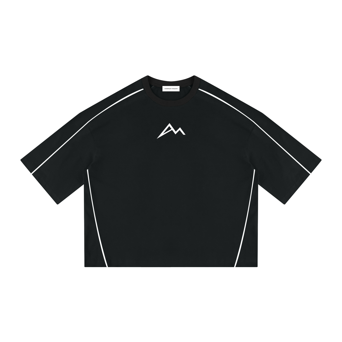 Unisex Heavyweight Boxy T-Shirt mit Paspelierung