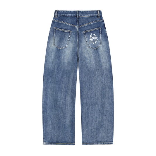 Sun Fade Heavyweight Denim Jeans