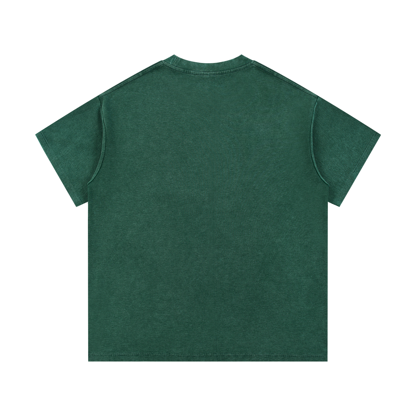 Mineral-Wash-Waffelstrick-T-Shirt