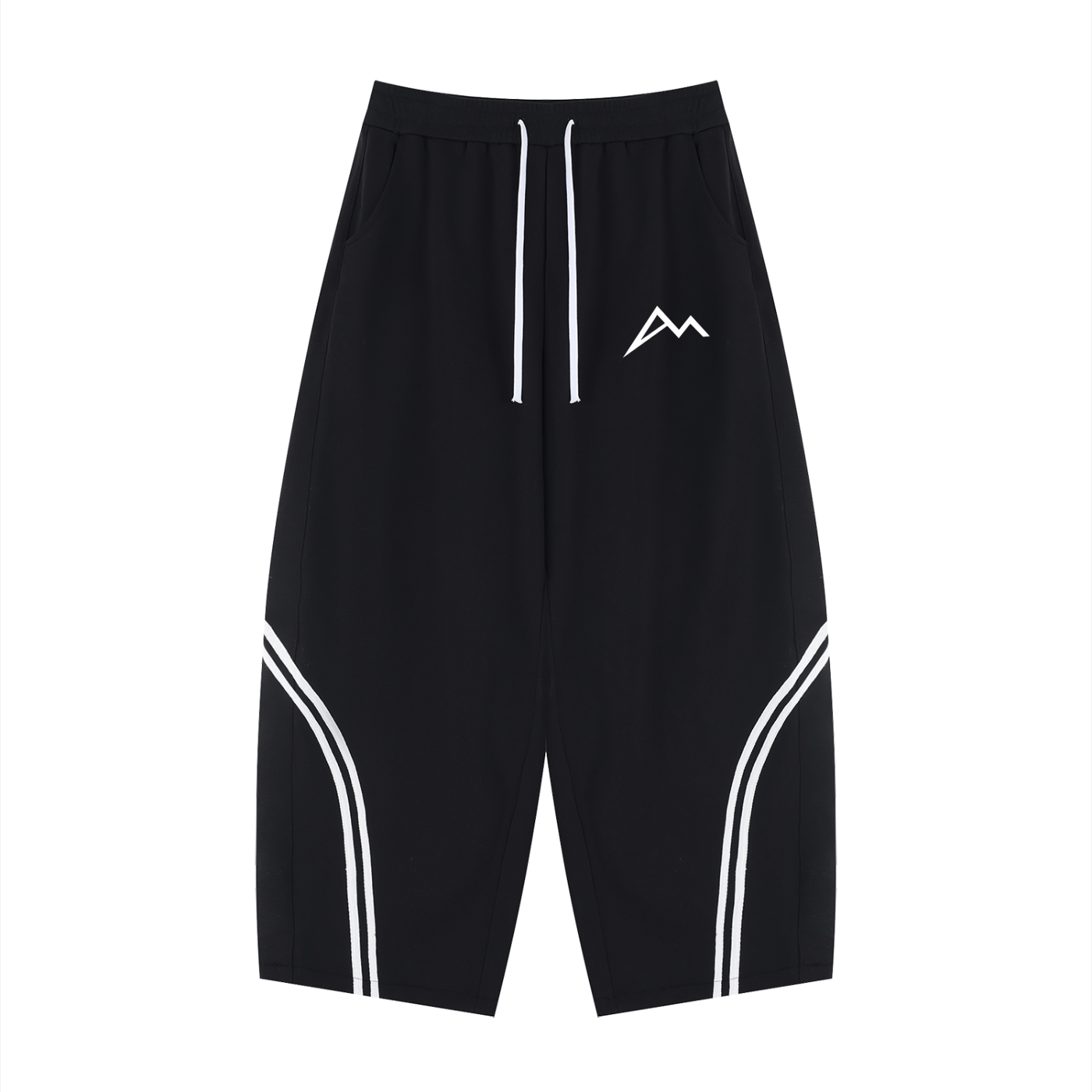 Unisex Wide Leg Piping Sweatpants