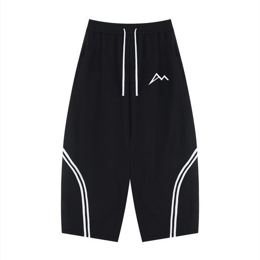 Unisex Wide Leg Piping Sweatpants