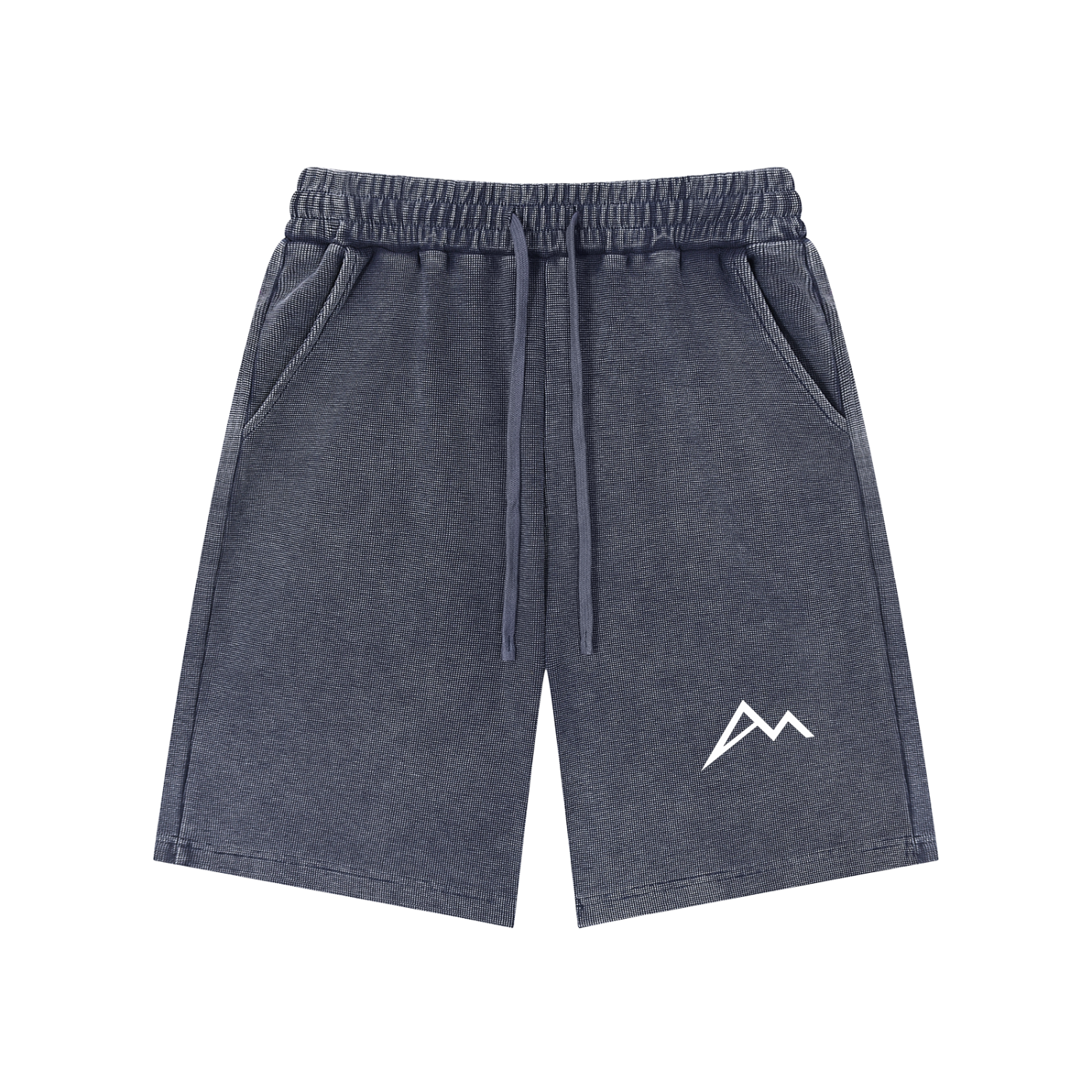 Mineral Wash Waffle Knit Shorts
