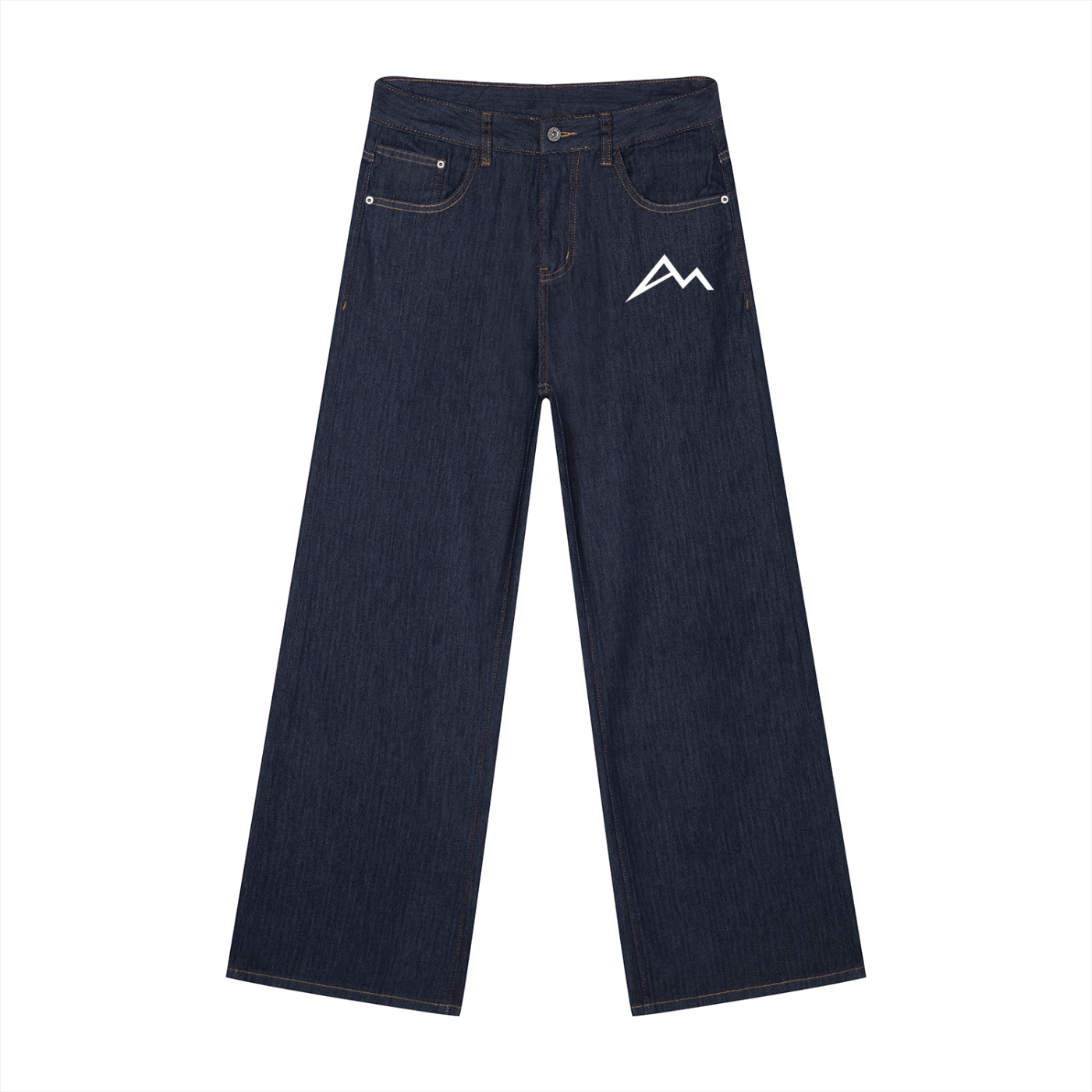 Men's Loose Fit Wide Leg Jeans