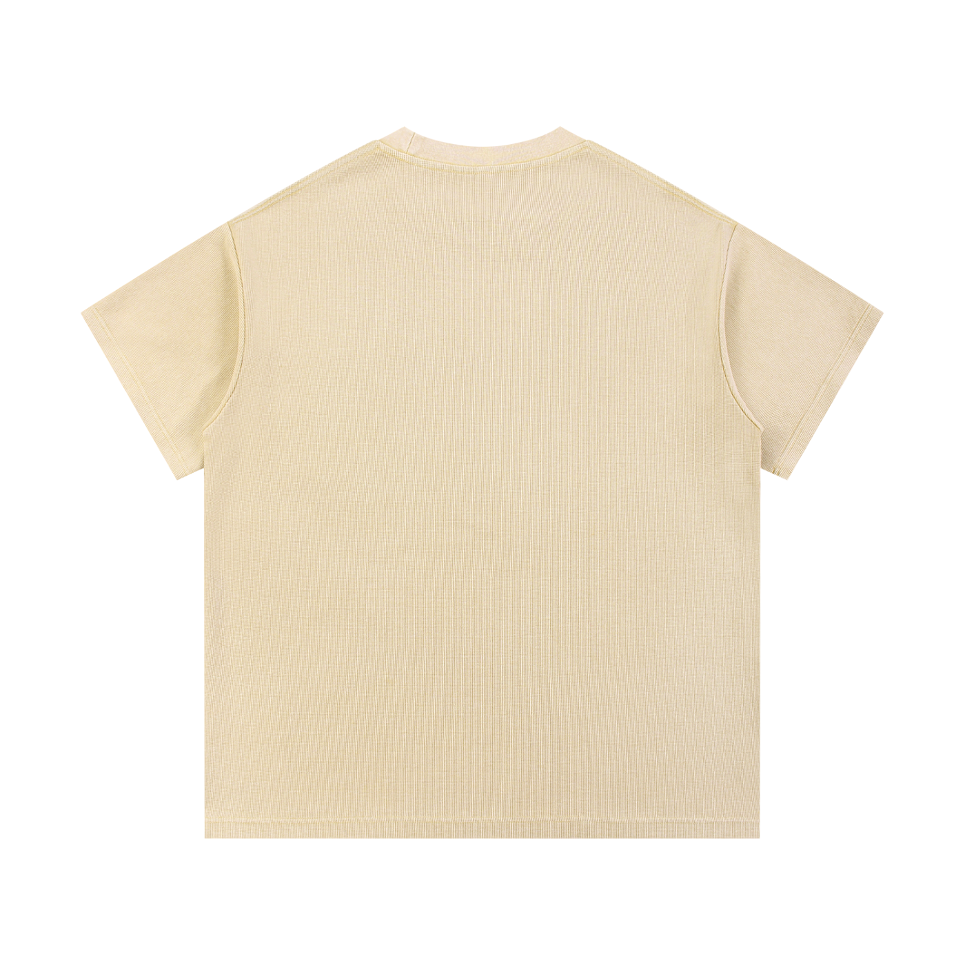Mineral-Wash-Waffelstrick-T-Shirt