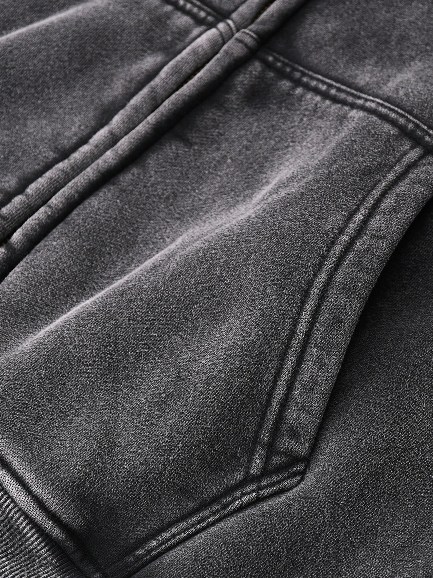 Zip-Through Boxy Fleece Hoodie