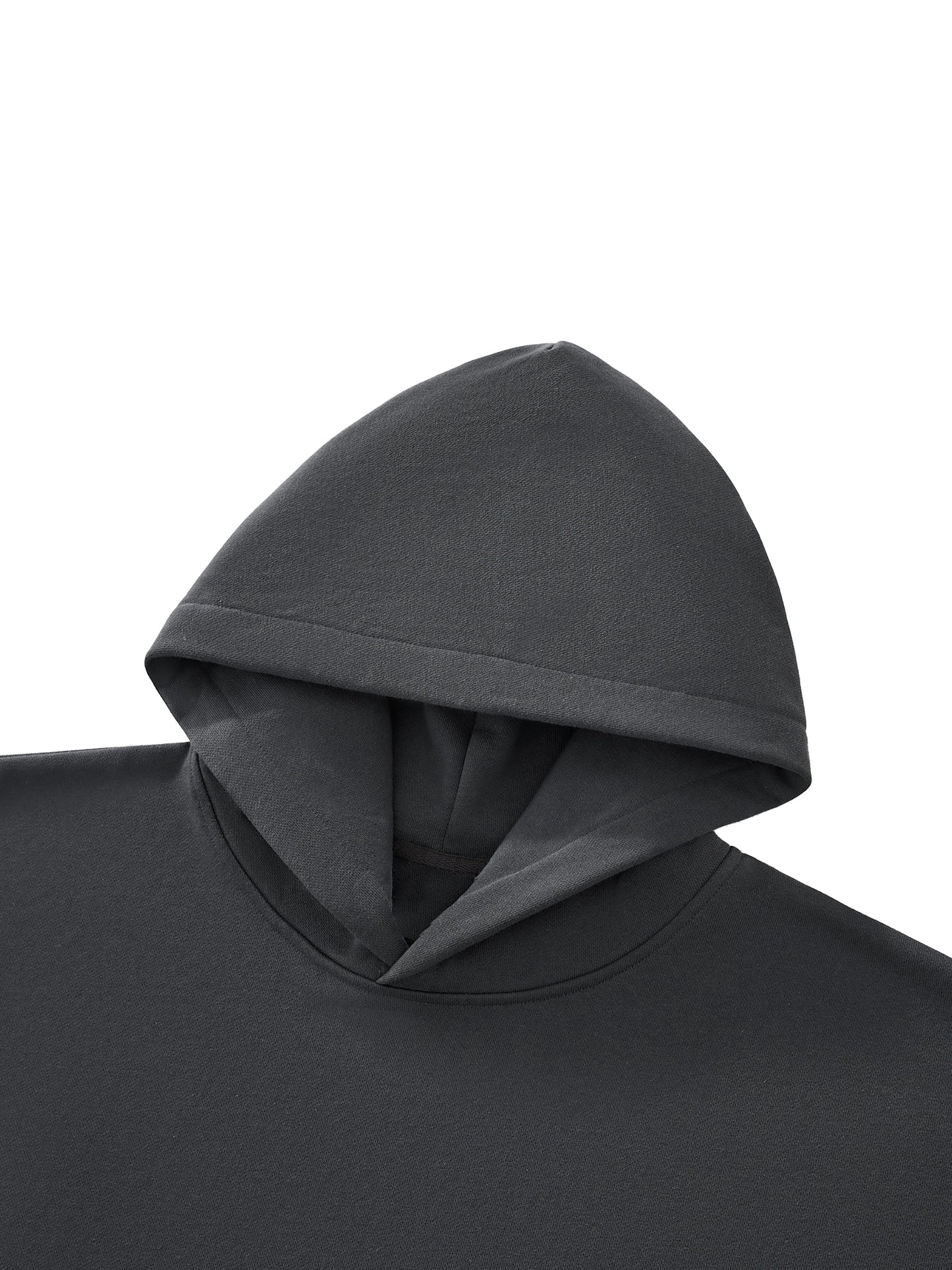 Sweat à capuche surdimensionné essentiel avec cordon de serrage à l'ourlet