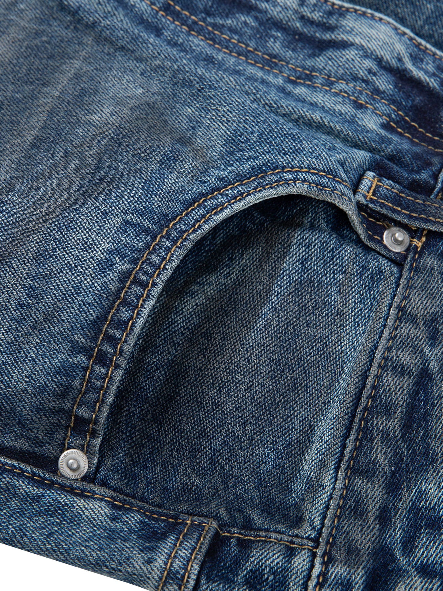 Vintage Wash Baggy Denim Jeans Style 2