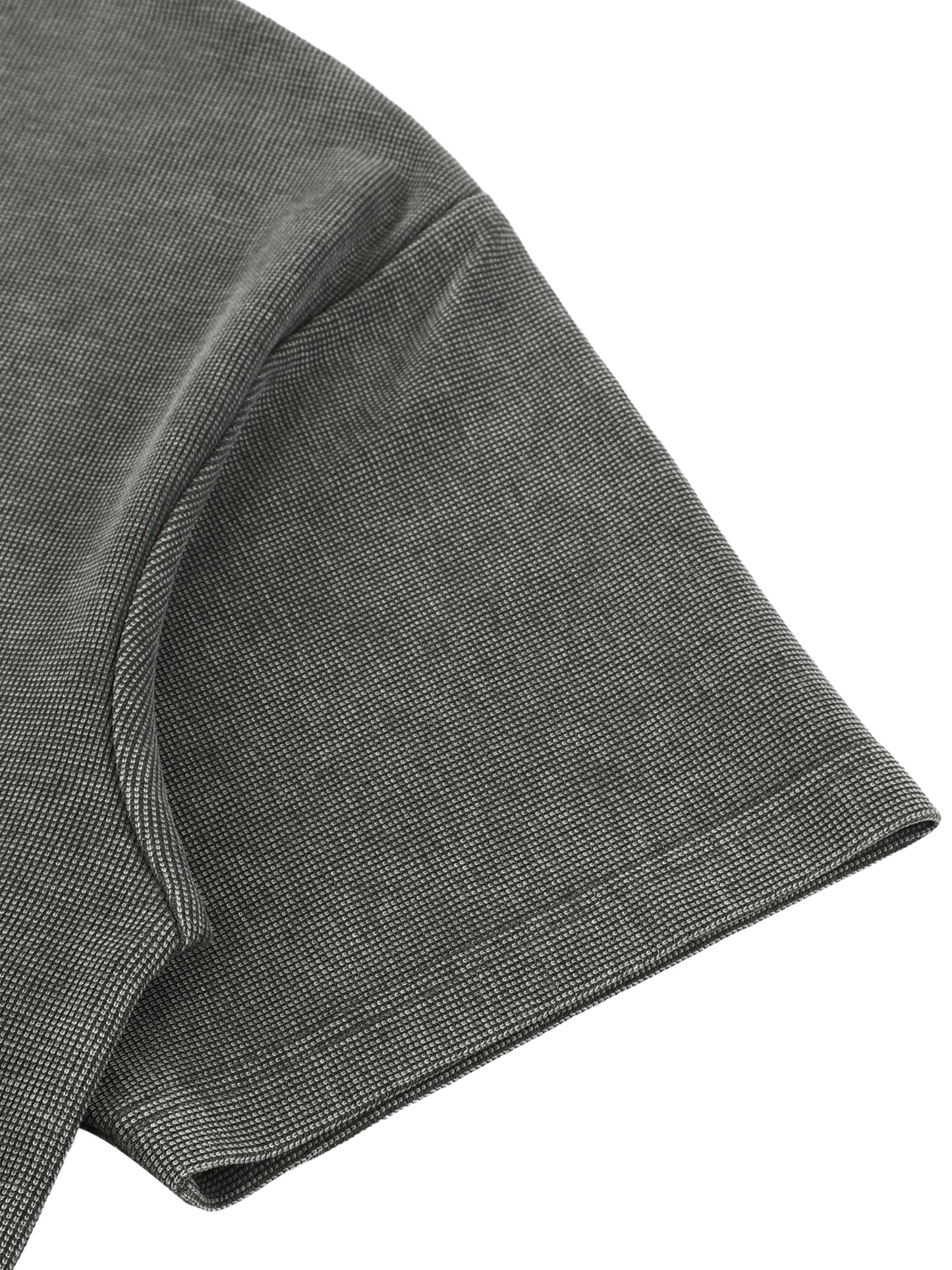 Mineral-Wash-Waffelstrick-T-Shirt