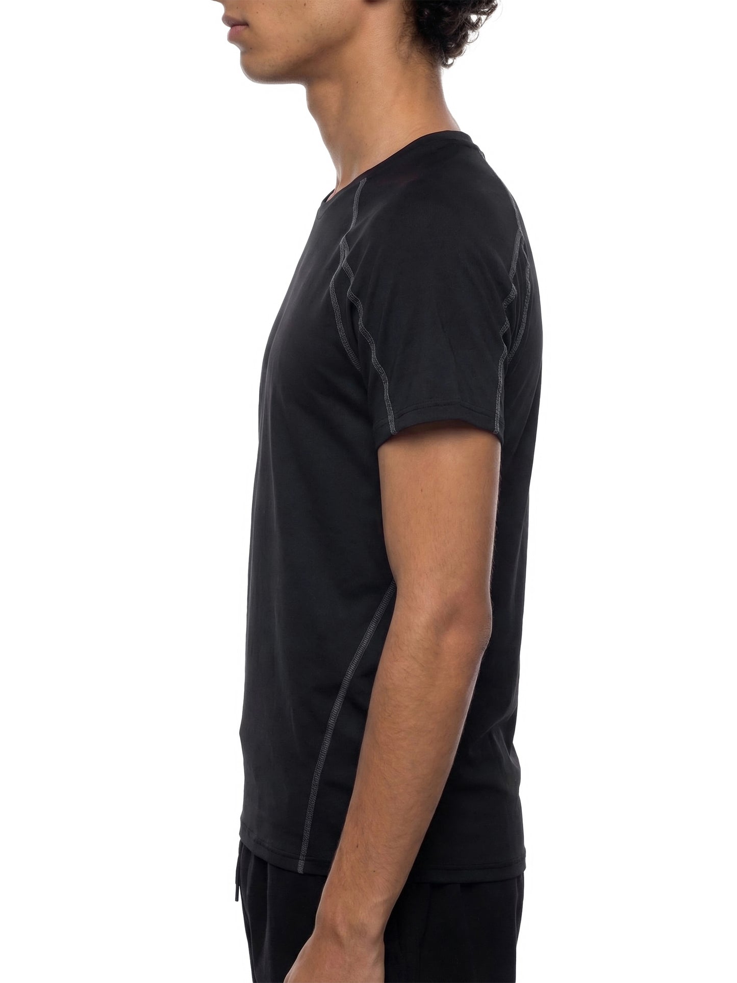 Performance-Kontrastnaht-T-Shirt